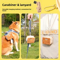 Porte-sacs à déjections canines de style cookie Pupu Lab, pochette portable pour sacs à déjections pour animaux de compagnie, fabriqué en Chine, modèle 20230325002