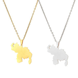 New Item Venezuela Map Pendant Necklaces Silver Color/Gold Jewelry Venezuelan <strong>Jewellery</strong> - Product Image 1