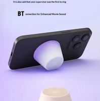 Nouveaux produits : Enceinte Bluetooth 5.3 Macaron Dégradé, Système Sonore Multifonctionnel 2-en-1 avec Support Magnétique, Puissance 5W