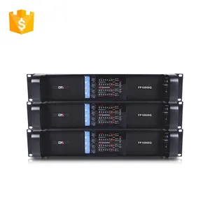 Big high power 4 * 1350 w four Class t d 2 U subwoofer tube public 4 channel pro professional power amplifier 5000 watts