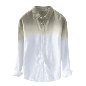 <span class=keywords><strong>Camicia</strong></span> da uomo a manica lunga con gradiente <span class=keywords><strong>arancione</strong></span> energia camicetta da uomo autunno primavera <span class=keywords><strong>camicia</strong></span> in cotone traspirante camicie larghe con risvolto - Product Image 3