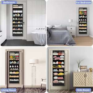 Closet Over the Door <b>Shoe</b> Organizer Hanging <b>Shoe</b> Organizers with 8 Tier Large Deep Pockets - Product Image 5