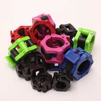 Colliers de serrage pour haltères en plastique antidérapant unisexe de 50 mm, pinces à ressort pour musculation WX190, lot de pièces en provenance de Chine