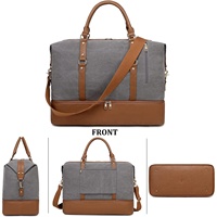 Sacs de voyage imperméables personnalisés, grands sacs de week-end avec compartiment à chaussures