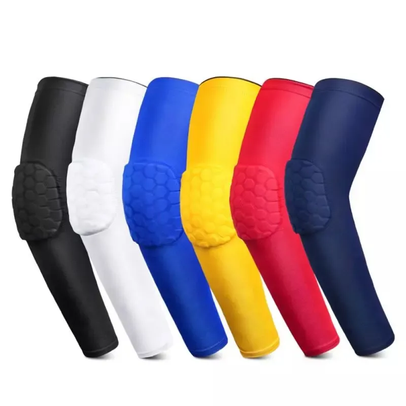 LXY-N011Sports Arm Guard Honeycomb Anti-Collision Pressure Protection Elbow Cover Basketball Tennis Gear Arm Sleeve