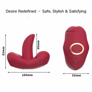 Vibrateur buccal sans fil 100 % étanche HTLF-003, stimulateur de point G, clitoris, tétons et anal, jouets sexuels portables à toucher réel - Product Image 1