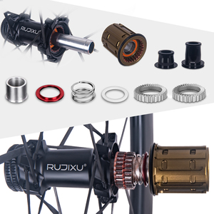 Roues de vélo de route à frein à disque en fibre de carbone 50/60 mm, moyeu à cliquet 36T, logo personnalisé, MOQ, vente chaude - Product Image 2