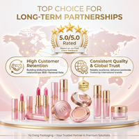 Tube de brillant à lèvres carré personnalisé de 6 ml en forme de cœur en cristal avec bouchon à vis ABS+AS+POM, emballage cosmétique, impression sérigraphique