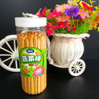 Galletas en Barra Babuwa, Saladas, Crujientes, con Leche Vegetal y Tomate, Tipo Dedo, Largas, Refrigerio Infantil, Temperatura Ambiente