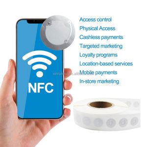Venta al por mayor Prelam PVC Rfid tarjeta incrustación hoja transparente etiqueta <span class=keywords><strong>QR</strong></span> código Chip antena transparente Control DE ACCESO PVC etiqueta NFC inteligente - Product Image 6