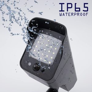 Lámpara de sensor de movimiento PIR DE SEGURIDAD Solar LED para jardín de casa al aire libre con luz en forma de cámara simulada de Control remoto - Product Image 2