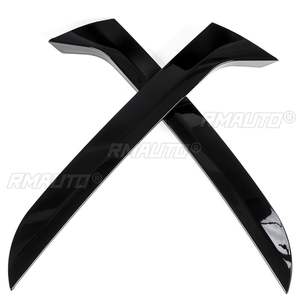 Aileron latéral de fenêtre arrière noir brillant Canards Splitter pour VW Tiguan MK1 2007 2008 2009 2010 2011 2012-2016/pour MK2 2017+ - Product Image 5