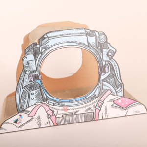 Icle Custom Kattenbakvulling Gegolfd Papier Scratcher Moderne Luxe 'Roze Prinsessenhuis' Met Flap Paddestoel Huis Kattenbomen - Product Image 1