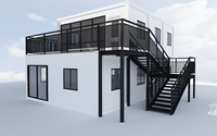 Cbox – conteneur modulaire 2 chambres à coucher prêt à l'emploi, petit Kit, cabine, maisons, conteneur, maison à vendre