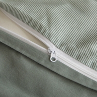 Ensemble de literie de haute qualité 4 pièces 200TC en coton biologique tissé style moderne pour usage domestique