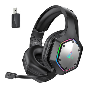 EKSA E1000BT ไร้สาย 2.4G หูฟังแบบครอบหู RGB สำหรับทุกวัน/เพลง/พีซี/เกมมิ่งไฮไฟ 3D สเตอริโอชุดหูฟังแบบพับได้พร้อมแบตเตอรี่ 1500 มิลลิแอมป์ - Product Image 1