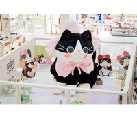 Ballon Mascotte Géant Gonflable Personnalisé Chat Imperméable Alimenté par Batterie Modèle de Dessin Animé pour Décoration Extérieure et Intérieure