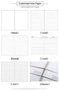 Cuaderno de Cuero PU A5 Personalizado al por Mayor, con Logotipo de Marca Impreso, 80 Hojas, Encuadernación Cosida con Hilo, Marca Mairun de EE. UU. - Product Image 5