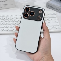 Coque de téléphone personnalisée 2D par sublimation, vierge, en TPU, PC et plaque d'aluminium, pour impression par transfert thermique, compatible iPhone 17 18 Pro Max