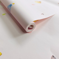 Papier peint minimaliste moderne chambre d'étude chambre d'enfant chambre de princesse dessin animé motif fond papier peint mural