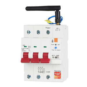 API Tuya WiFi Smart Circuit Breaker with Metering Smart Life Remote <b>Control</b> Automatic <b>Wireless</b> Interrupter Reclosing <b>Switch</b> - Product Image 1