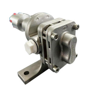 مضخة تروس عالية الجودة منخفضة التكلفة مصنوعة من الفولاذ المقاوم للصدأ 304 316 316L مضخة تروس خارجية للقياس للسوائل مثل الراتنج الفوراني وسيليكات الصوديوم - Product Image 3