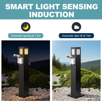 Prise d'extension verticale pour camping-car avec capteur et lumière LED, étanche IP66, pour extérieur, norme mondiale personnalisée