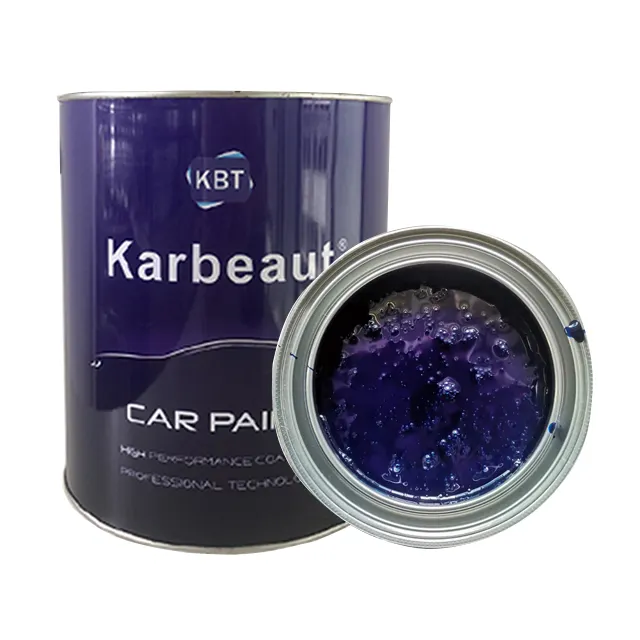 1K Basecoat Paint Lake Blue Autopaint With Good Quality Car Paint Factory