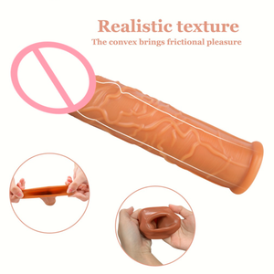 En çok satan uzatılmış ve kalınlaşmış uzatılabilir erkek masturbatione kol oyuncak erkekler için kalın penile durumda - Product Image 5