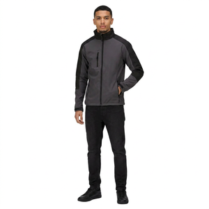 Vestes softshell coupe-vent personnalisées pour hommes pour les sports d'hiver en plein air, snowboard, ski - Product Image 1