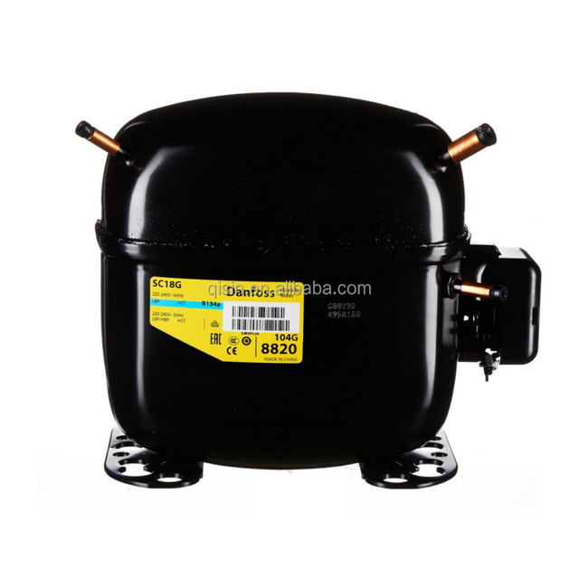 Mini SC18G Compressor 1/2 HP 3/4 HP R134a for Refrigerator Freezer Fridge Commercial Cold Room DC/AC Supply