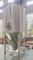 Cuve de Fermentation de Bière en Acier Inoxydable 60BBL SUS304 avec Chemise de Refroidissement pour Équipement de Brasserie Artisanale