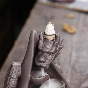 Décor moderne de bureau à domicile brûleur d'encens à cascade arabe brûleur d'encens à reflux chinois créatif <span class=keywords><strong>Dragon</strong></span> - Product Image 4
