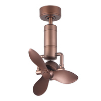 Ventilateur mural décoratif en métal à économie d'énergie, oscillant à 360 degrés, 16 pouces, télécommande, silencieux, 6 vitesses