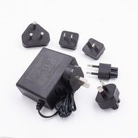 Adaptateurs d'alimentation AC/DC OEM 5W 10W 12W 15W 5V 9V 12V 15V 19V 24V 0.5A 1A 1.7A 2A avec prises EU US UK AU pour caméra CCTV