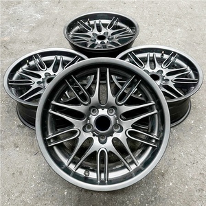 Jantes forgées 5x120 18 pouces Hyper Black en alliage pour voiture de tourisme <span class=keywords><strong>BMW</strong></span> M5 M3 Série 7 E28 E32 E34 <span class=keywords><strong>E38</strong></span> E39 - Product Image 1