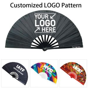 Abanicos de Mano Personalizados con Logotipo para Boda, de Plástico, Madera o Bambú, Abanico Plegable Chino con Sublimación, Abanico de Sonido - Product Image 3