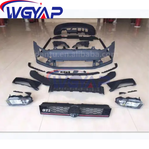 Pare-chocs avant WGYAP <span class=keywords><strong>Polo</strong></span> 2015-2018, mise à niveau GTI 6R0807221/217 6C0807217/221 pour <span class=keywords><strong>Volkswagen</strong></span> Derby Vento-IND 2015-2018 MISE À NIVEAU - Product Image 3