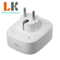 Boîtier en plastique ABS 80*66.5*70mm pour prise intelligente WiFi européenne 16A avec accessoires, coque de prise standard allemande pour maison intelligente