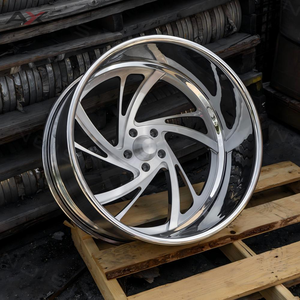 Jantes forgées soudées Pro 18x11 20x12 22x14 5x4.75 5x5 échelonnées à lèvre polie pour Chevrolet Chevelle Impala – Jantes personnalisées - Product Image 1