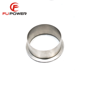 Bride souder en titane pour douille <span class=keywords><strong>Kf</strong></span>, douille personnalisée en sortie d'usine, KF10 ~ KF50 vernis CNC, collerette souder pour douille - Product Image 4