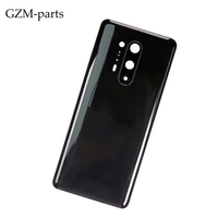 Boîtier de batterie pour Oneplus 8 Pro, panneau arrière, coque de batterie pour One Plus 8 Pro, boîtier arrière en verre avec objectif d'appareil photo
