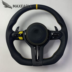 BMW <span class=keywords><strong>2</strong></span> <span class=keywords><strong>3</strong></span> 5 Serisi F30 F31 F10 F32 F33 F39 F80 F82 F87 E83 E84 X1 X2 X3 X4 X5 X6 için Özel Tasarı<span class=keywords><strong>m</strong></span> Deri Direksiyon Simidi - Product Image 1