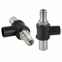 Adaptateur d'aspiration de poussière en acier premium 1-1/4 femelle vers 1-1/4 mâle pour accessoires de perceuse diamantée manuelle – Perçage sans poussière