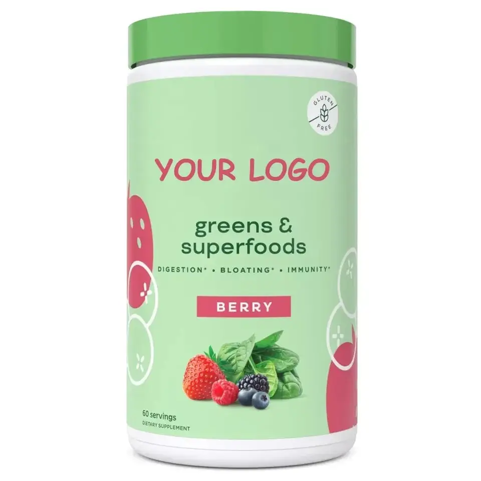 Bulk Multivitamine Super Greens Poeder Compleet Hele Voedingsmiddelen Adaptogeen En Vitamine Mineraal Superfood Groene Gezondheidszorg Supplementen