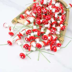 ตุ๊กตาเห็ดเรซินขนาดเล็กจิ๋วสำหรับตกแต่งสวนขนาดเล็ก - Product Image 2