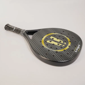 <span class=keywords><strong>Raquette</strong></span> <span class=keywords><strong>de</strong></span> tennis et <span class=keywords><strong>de</strong></span> <span class=keywords><strong>padel</strong></span> en fibre <span class=keywords><strong>de</strong></span> carbone <span class=keywords><strong>de</strong></span> forme diamant personnalisée à faible MOQ avec filet en polyester, légère et <span class=keywords><strong>de</strong></span> haute qualité - Product Image 4