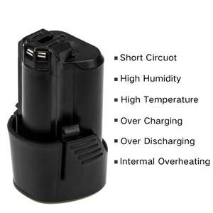 מטען אוניברסלי עבור drdr. 1080-2-li/bs 10.8v 12v 12v סוללות ליתיום יון - Product Image 3