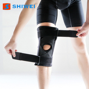 Shiwei Knee <b>Stabilizer</b> Black One Size Adjustable For Sports Support - Product Image 1