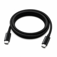 Câble de charge rapide 240W en nylon tressé Type-C vers Type-C avec garantie de 12 mois, conducteur en cuivre pur pour téléphones, tablettes, ordinateurs portables